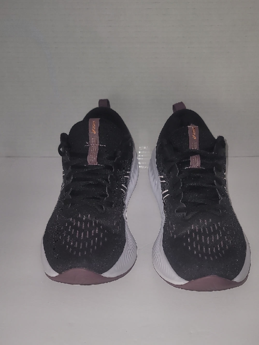 ASICS Black and Light Pink Women's Running Sneakers - Picture 2 of 5